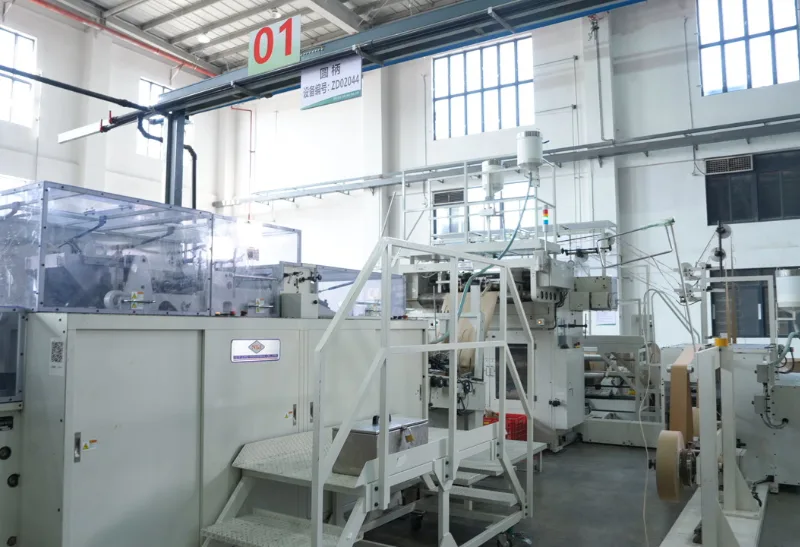 Paper packaging production equipment
